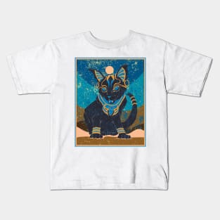 Bastet (4), lapis lazuli Kids T-Shirt